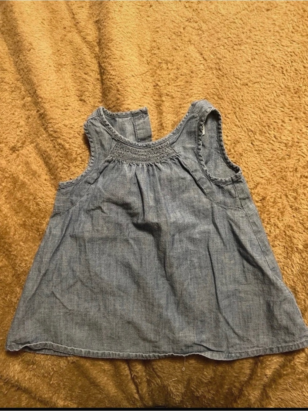 Old Navy Chambray Tank Top - Light Blue